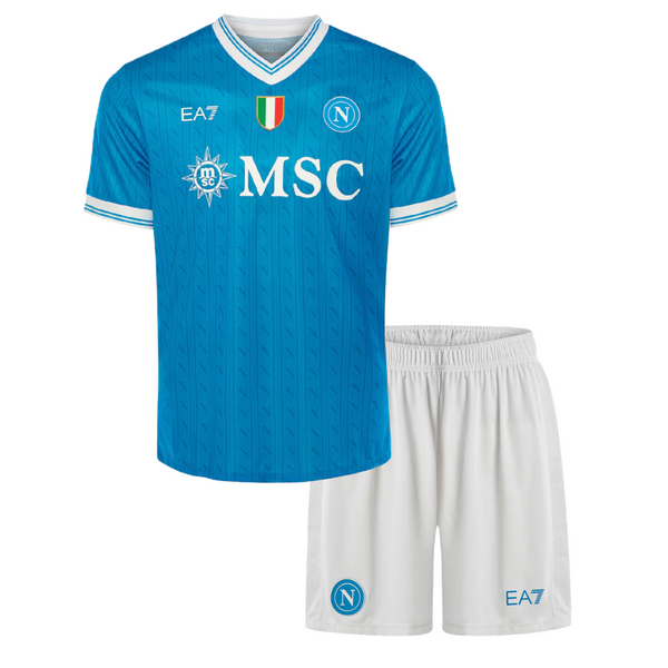 T-shirts et shorts pour enfants Napoli Home 25/26