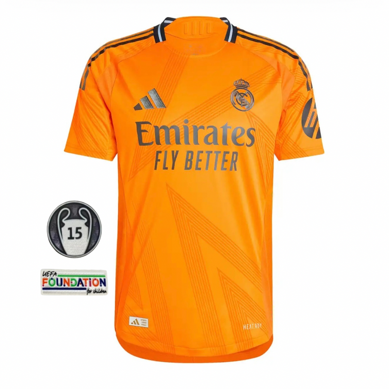 Maillot Away Real Madrid 24/25 version joueur - Patch UCL