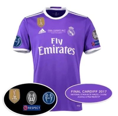 REAL MADRID RÉTRO FINAL LIGUE DE CHAMPIONS 16/17 - Con Patch