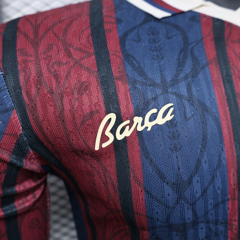 Maillot FC Barcelone Édition Spéciale 125e anniversaire - Joueur Version 25/26 manches longues