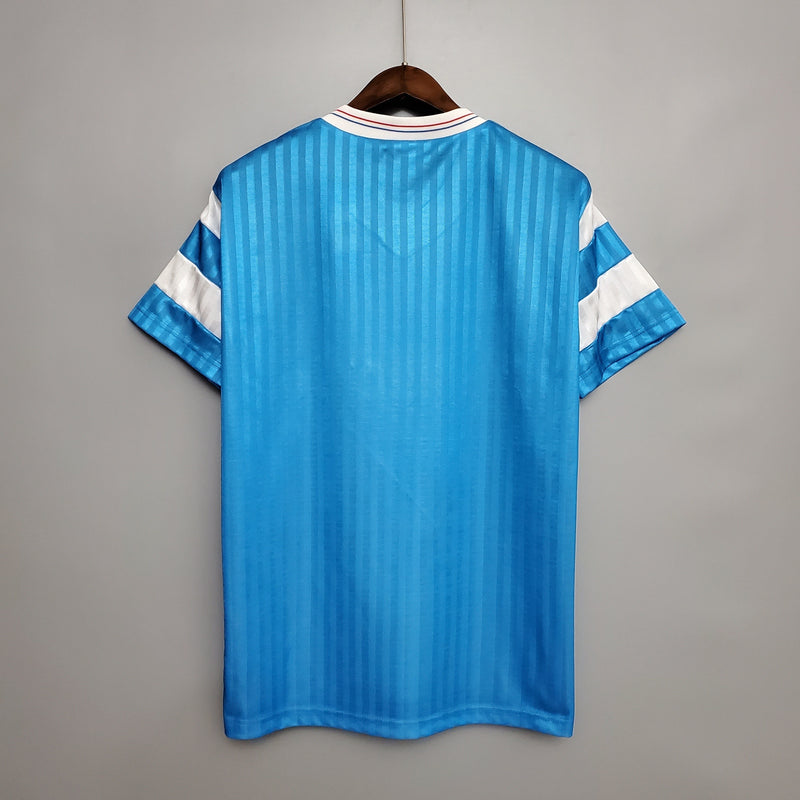 Rétro 1990 Olympique de Marseille à l'extérieur