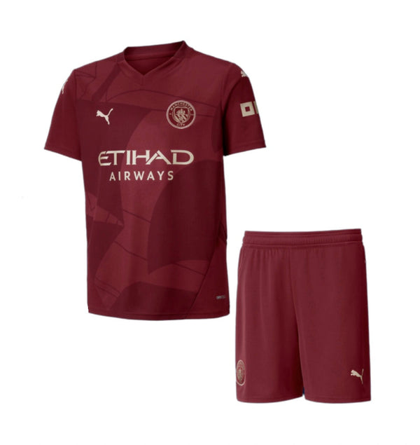 T-shirt et short Manchester City pour Enfant Third 24/25