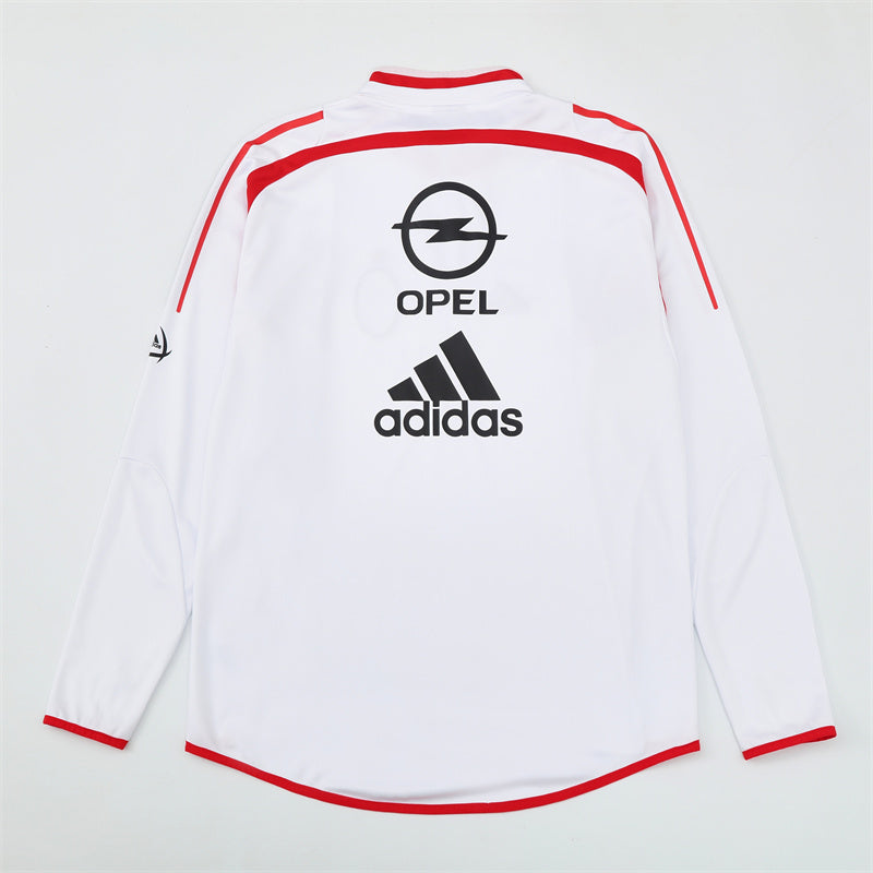 Maillot d'entraînement rétro à manches longues AC Milan 04/05