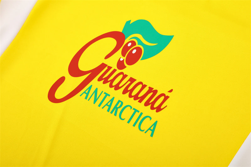 Maillot d'entraînement rétro à manches longues Brasil 2002