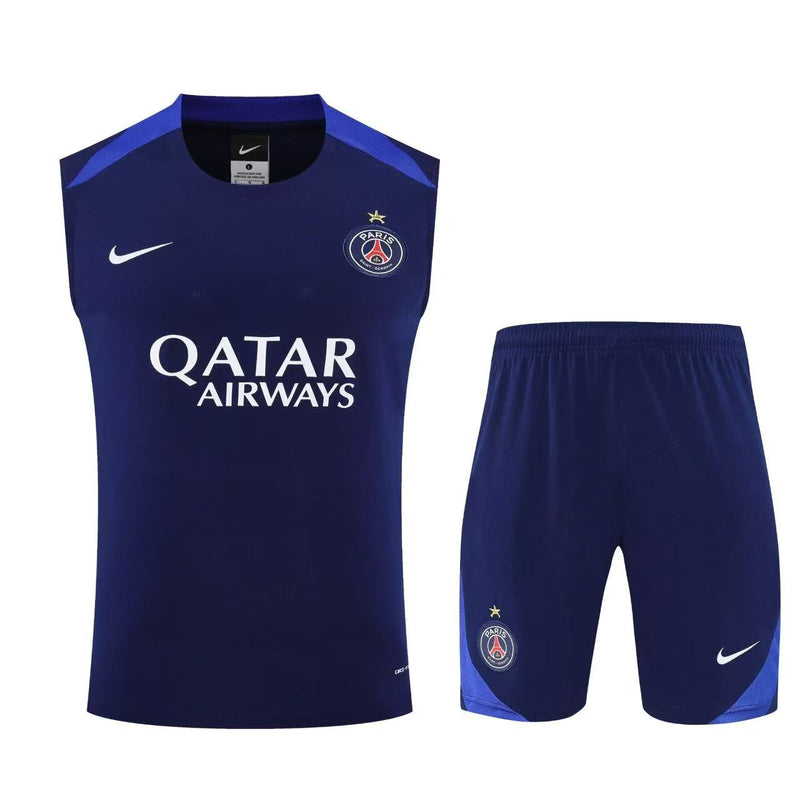 Maillot et short d'entraînement PSG 25/26 - com a estrela dos Campeões