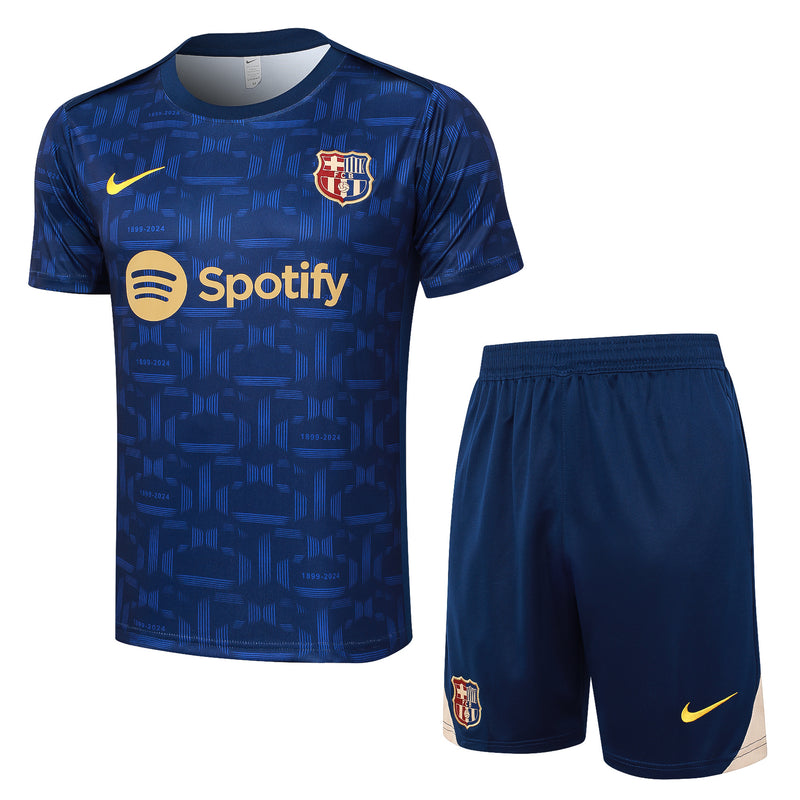 Maillot et short d'entraînement Barcelone 24/25