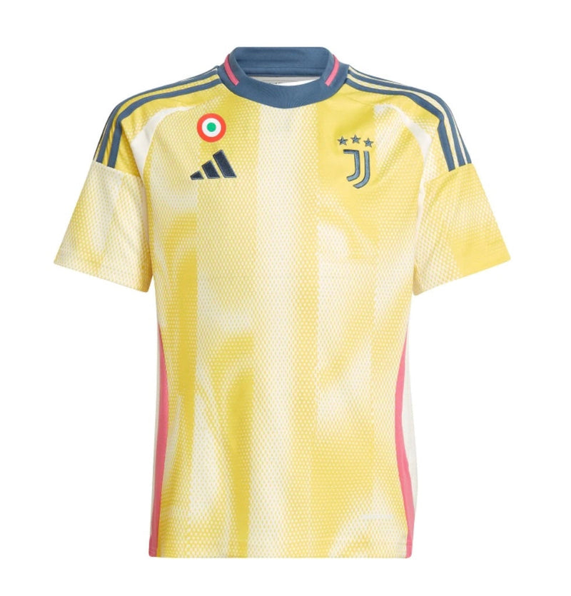 T-shirt et short pour enfants de la Juventus Away 24/25 - Avec des Chaussettes