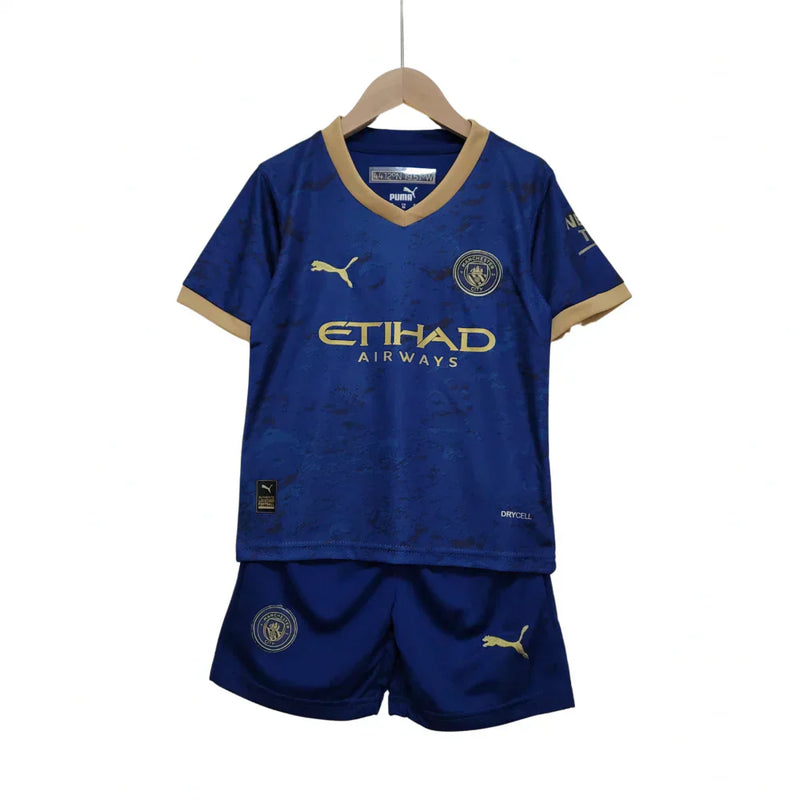 T-shirt et short enfant Manchester City 2023