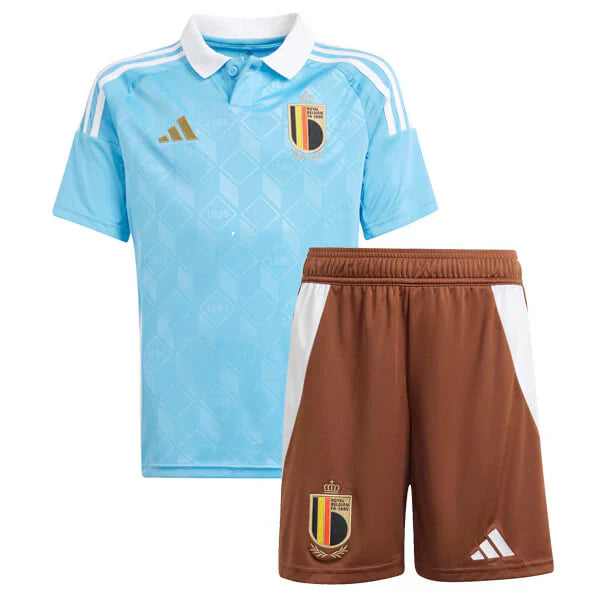 T-Shirt et Short Enfant Belgique Away - 24/25