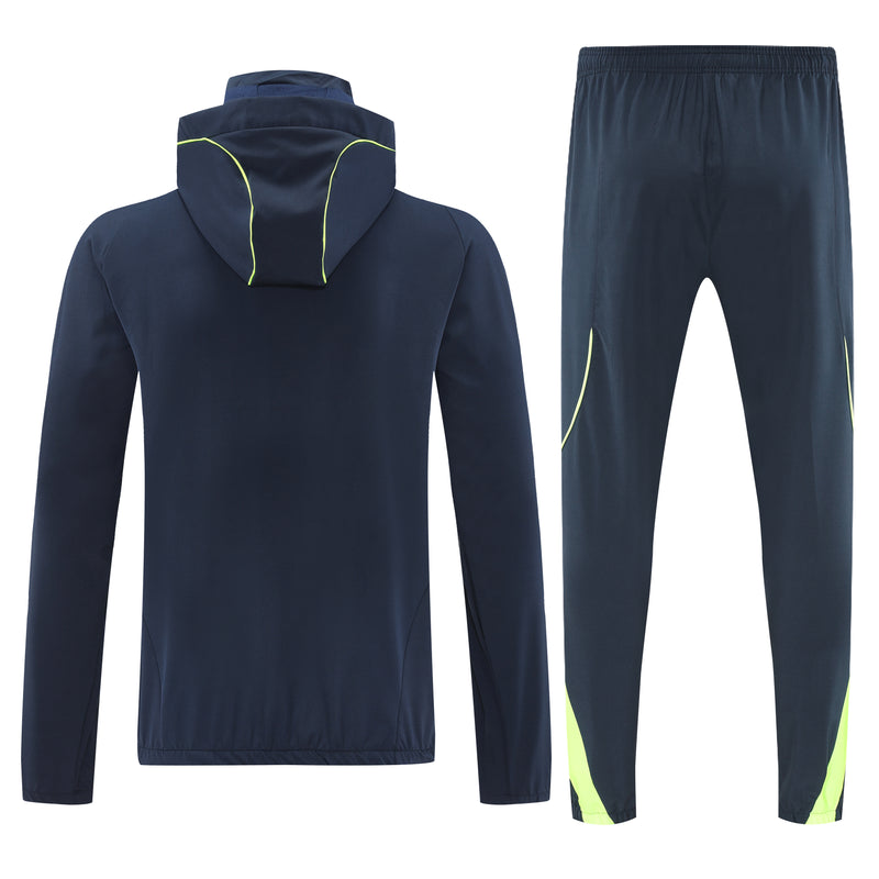 Ensemble de survêtement de football imperméable Real Madrid 25/26