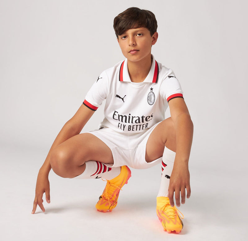 T-shirt et Short pour Enfant AC MILAN Away 24/25 - Avec des Chaussettes