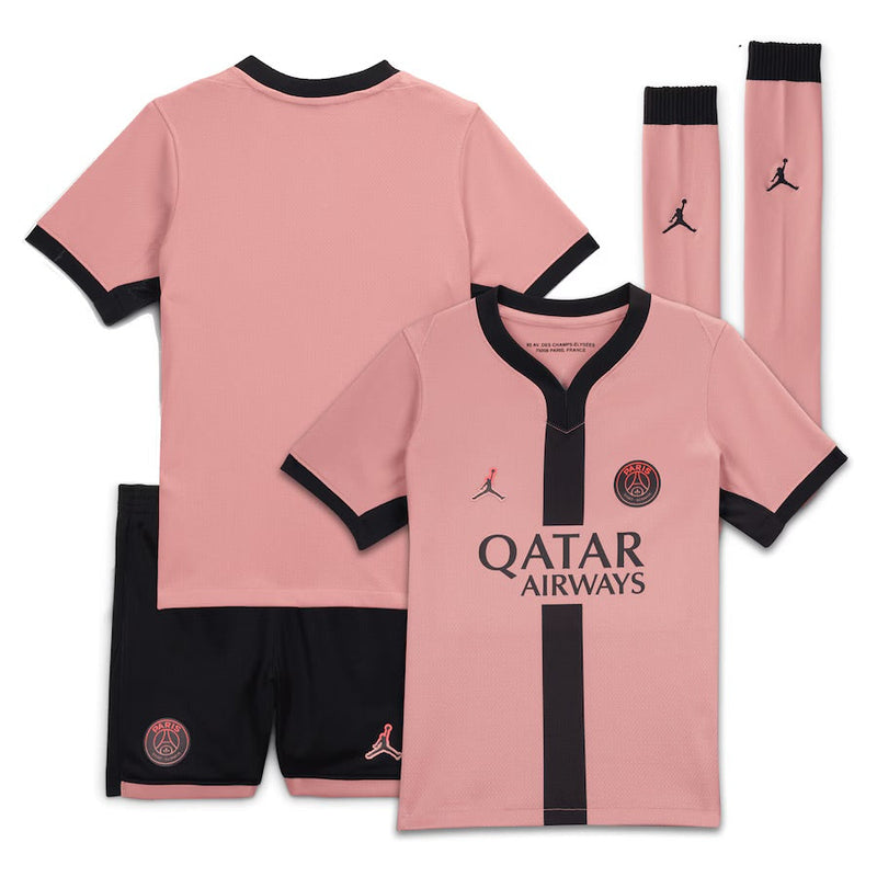 T-shirt et short PSG pour enfant x Jordan Third 24/25 Enfant - Avec des Chaussettes