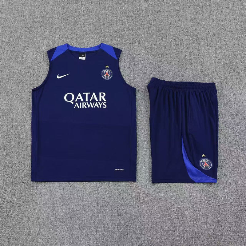 Maillot et short d'entraînement PSG 25/26 - com a estrela dos Campeões