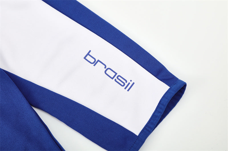Maillot d'entraînement rétro à manches longues Brasil 2002