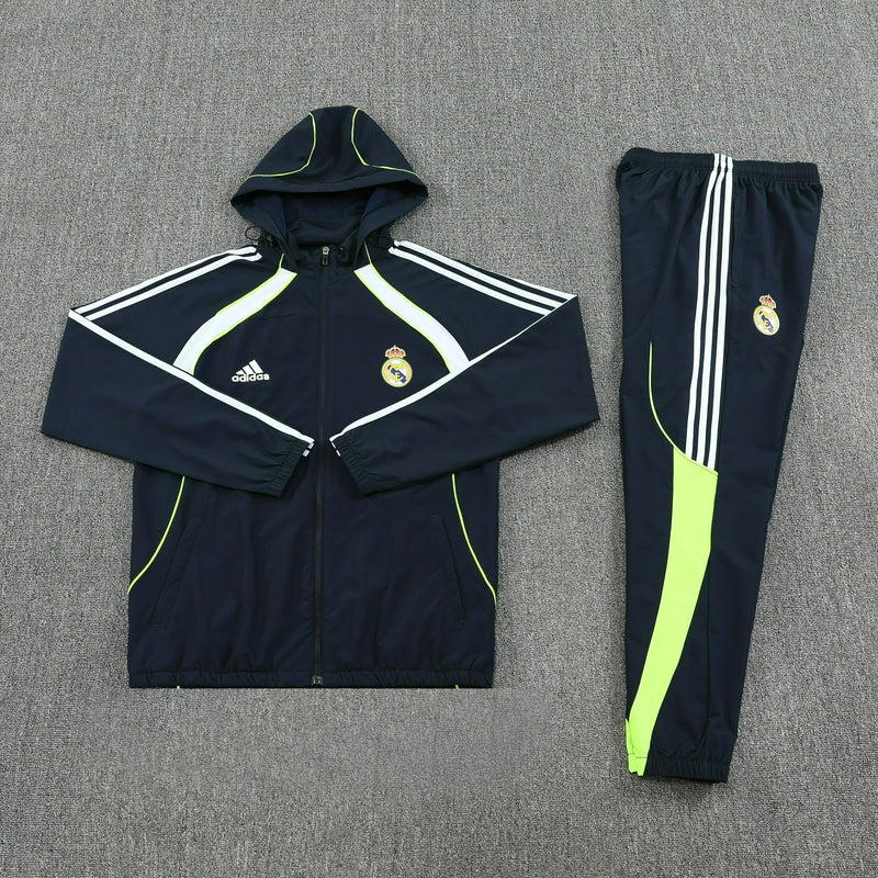Ensemble de survêtement de football imperméable Real Madrid 25/26
