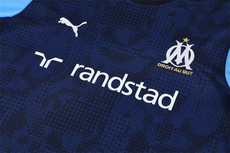 Maillot et short d'entraînement de l'Olympique de Marseille Enfant 25/26