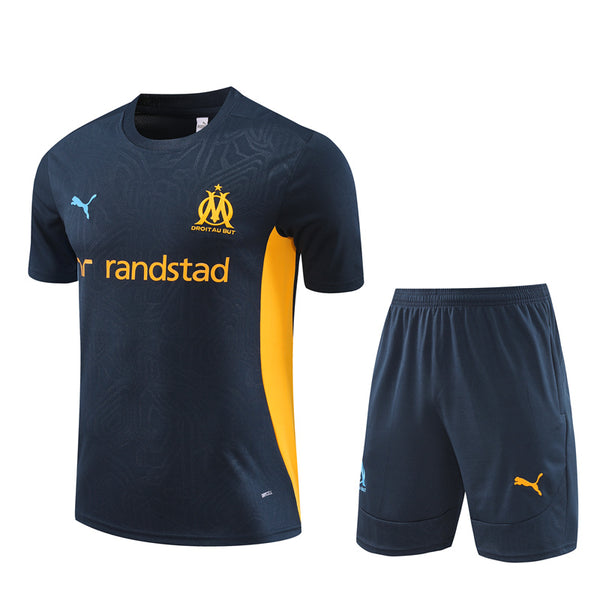 Maillot et short d'entraînement de l'Olympique de Marseille Enfant 24/25