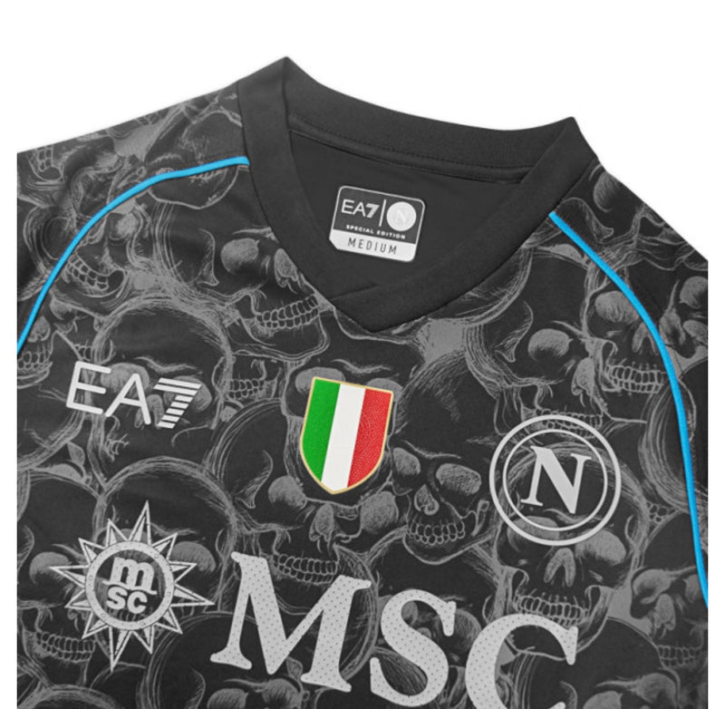 Maillot de match SSC Napoli Halloween Special Edition 23/24 - Avec bouclier