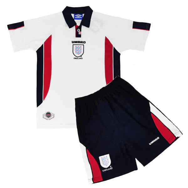 T-shirt et short Angleterre Retro 1998 Enfant