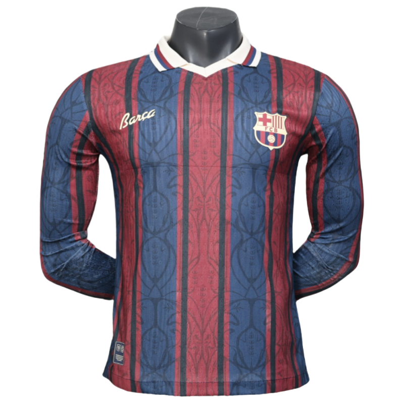 Maillot FC Barcelone Édition Spéciale 125e anniversaire - Joueur Version 25/26 manches longues