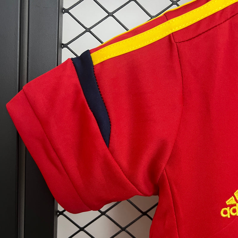 T-shirt et short Enfant Espagne Rétro Home 2012