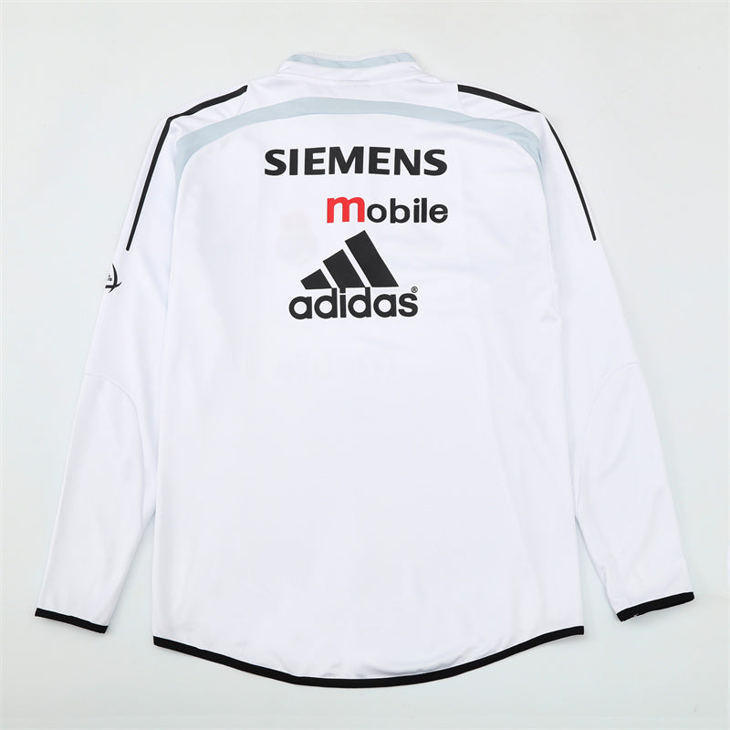 Maillot d'entraînement rétro à manches longues Real Madrid 04/05