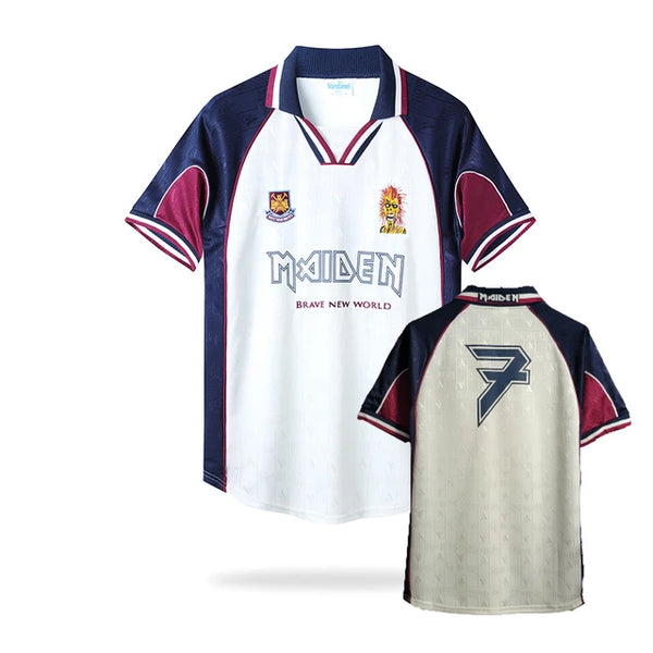 Maillot Rétro West Ham Iron Maiden 1999