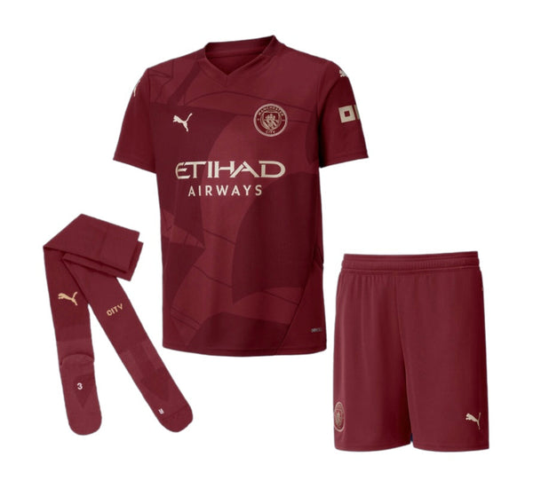 T-shirt et short Manchester City pour Enfant Third 24/25 - Avec des chaussettes