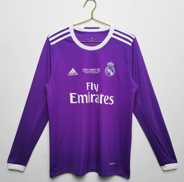 Maillot rétro à manches longues du Real Madrid 2016/17