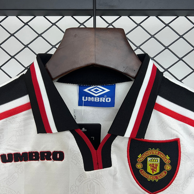 T-shirt et short Rétro Manchester United pour Enfant Away 97/98