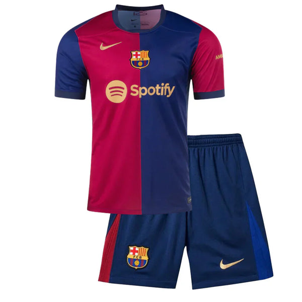 T-shirt et Short Enfant FC Barcelona Home 24/25