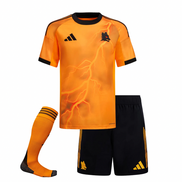 T-shirts et shorts pour Enfants Roma Away 25/26 - avec des chaussettes
