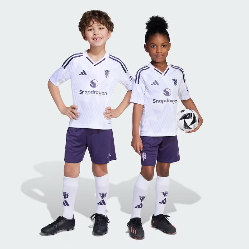 T-shirt et short Manchester United pour Enfant Away 25/26 - avec des chaussettes