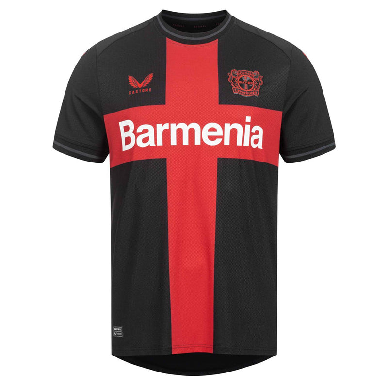 Maillot de Supporter Homme Bayer Leverkusen Domicile 23/24 sn° - Noir