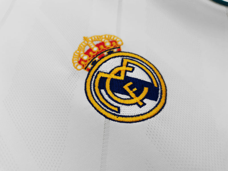 Maillot rétro à manches longues du Real Madrid 2017/18 - avec parking