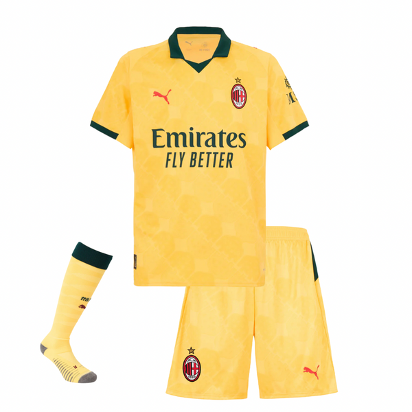 T-shirt et Short pour Enfant AC MILAN Third 25/26 - Avec des Chaussettes