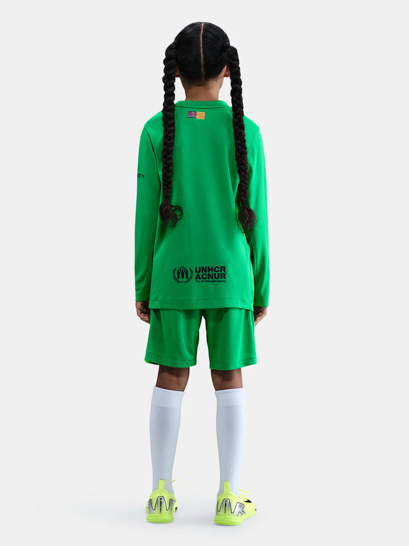 Maillot et short de gardien de but à manches longues pour enfant du FC Barcelone 25/26
