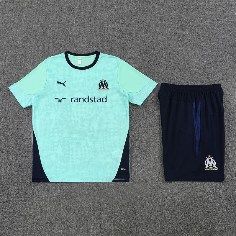 Maillot et short d'entraînement de l'Olympique de Marseille Enfant 25/26
