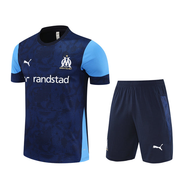 Maillot et short d'entraînement de l'Olympique de Marseille Enfant 25/26