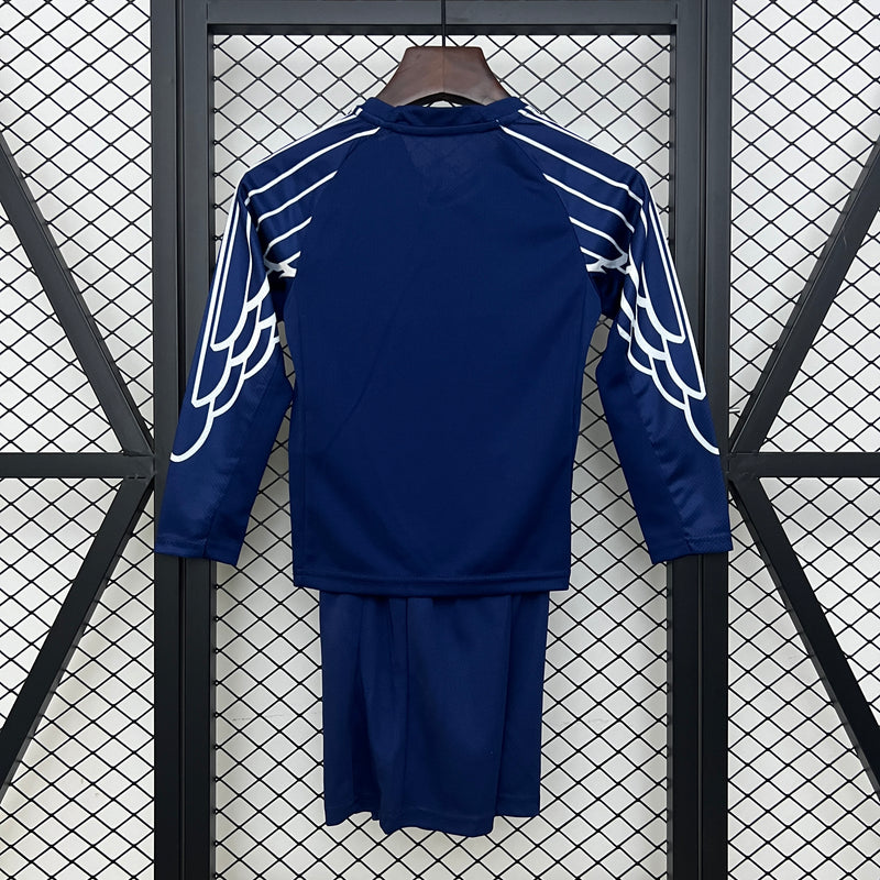 Maillot à manches longues et short PSG Jordan Fourth 24/25 pour enfant