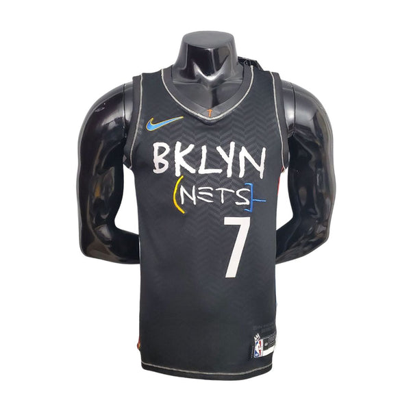 Maillot NBA noir Brooklyn Nets DURANT#7 City Edition