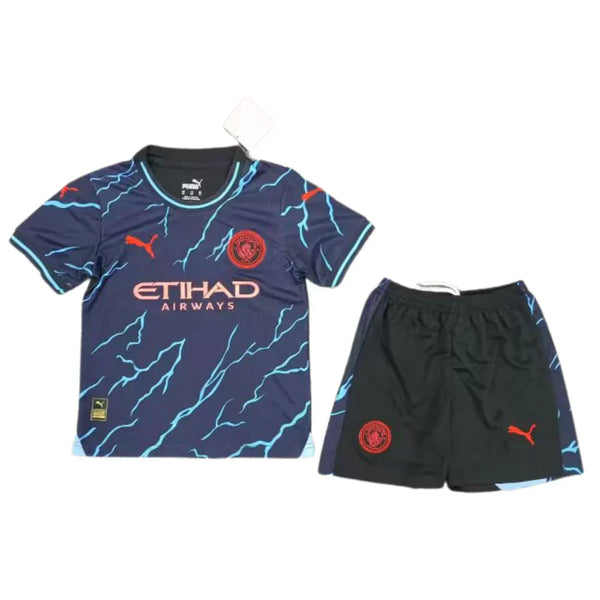 T-shirt et short Manchester City pour enfant Third 23/24