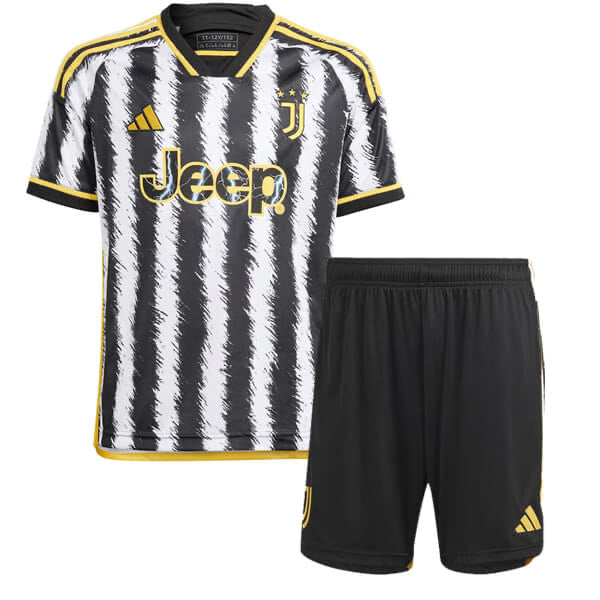 T-shirt et short pour enfants de la Juventus Home  23/24