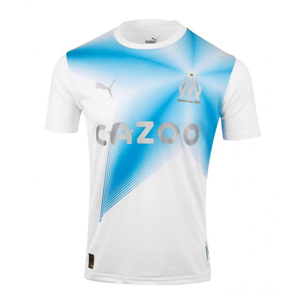 Maillot de supporter pour hommes de l'Olympique de Marseille édition spéciale - Blanc