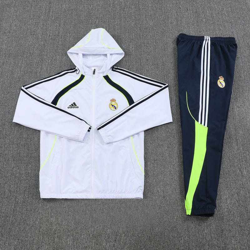 Ensemble de survêtement de football imperméable Real Madrid 25/26