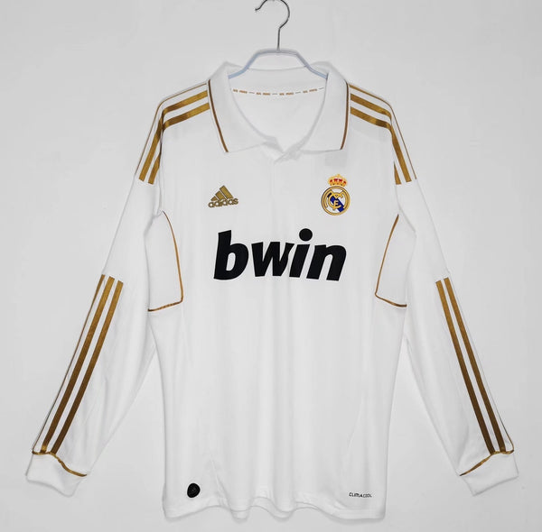 Maillot rétro à manches longues du Real Madrid 11/12