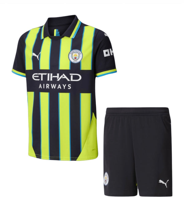 T-shirt et short Manchester City pour Enfant Away 24/25