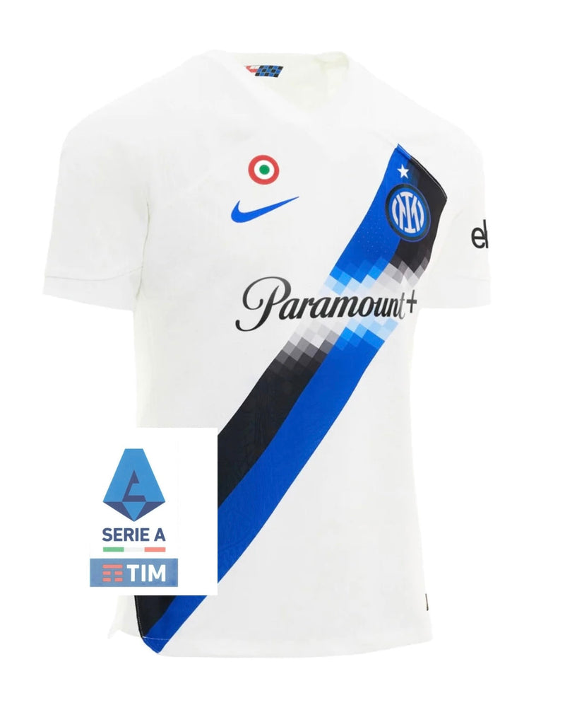 Maillot Inter Away Joueur Version 23/24 - Avec Patch Serie A