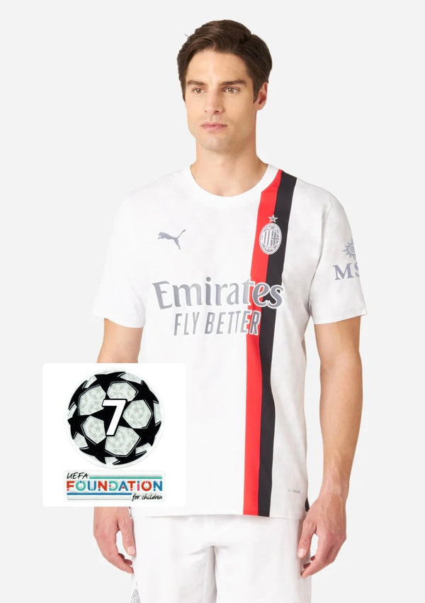 Maillot away du joueur de l'AC Milan version 23/24 - avec patch UCL