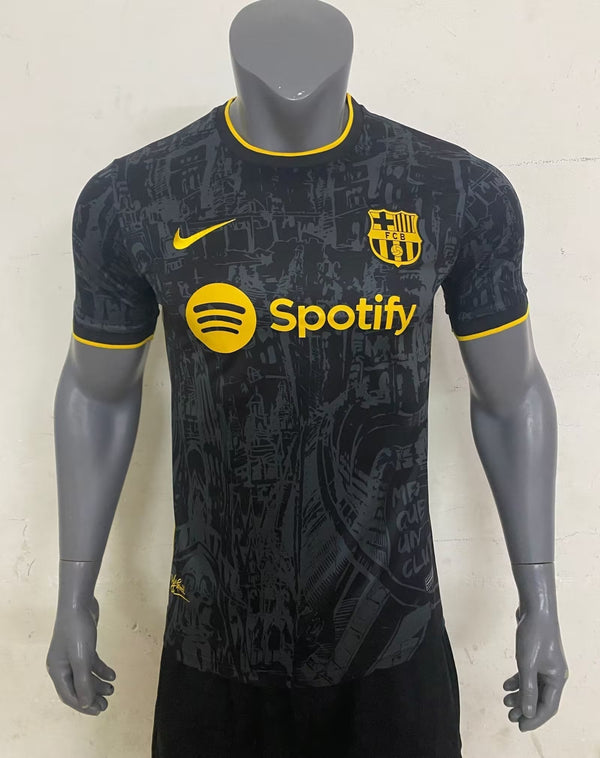 Maillot Barcelone noir gris 23/24